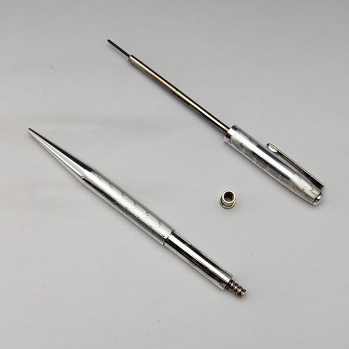 1965 年英國 Yard O' 紅色純銀自動鉛筆帶筆芯和筆盒